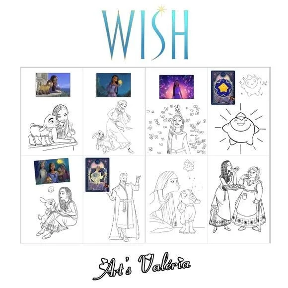 Álbum de Figurinhas Wish: o Poder dos Desejos - 10x15cm