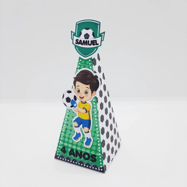 PEGUE E MONTE - Kit Festa FUTEBOL - Decoração de Festa - Caixinhas Personalizadas