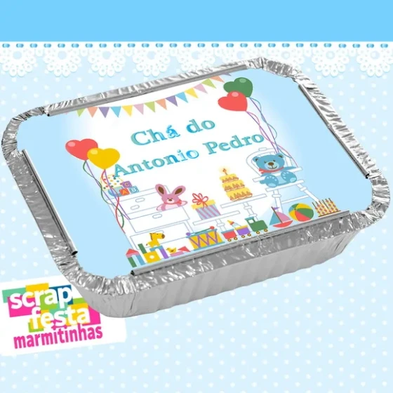 Lembrancinhas de Chá de Bebê Marmitinhas
