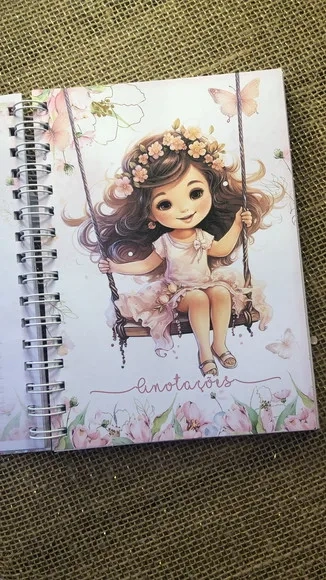 Caderneta de Saúde / Vacinação Personalizada Menina Balanço