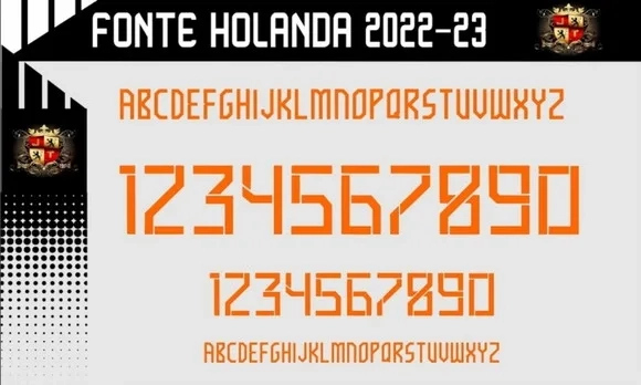 Vetores Camisa Fonte Holanda 2022-23