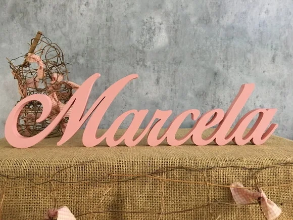 Letras de MDF -Nomes - Letras Cursivas