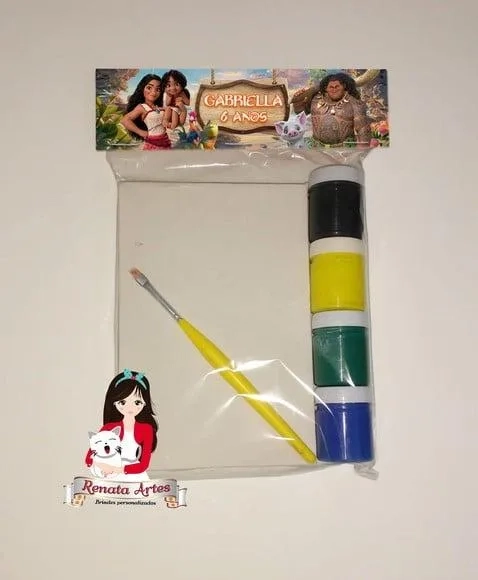 Kit Pintura Personalizado Moana 2