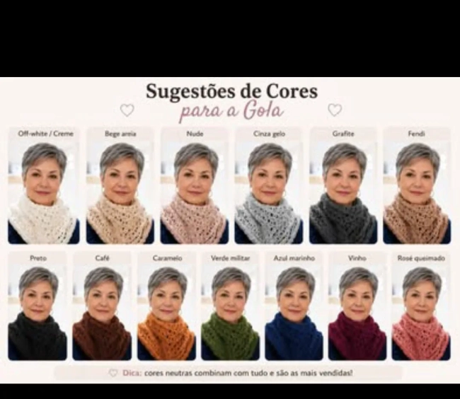 Gola de Crochê