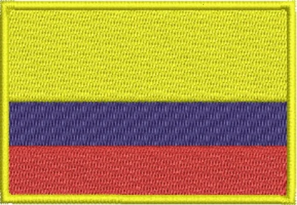 Matriz de Bordado Bandeira da Colômbia