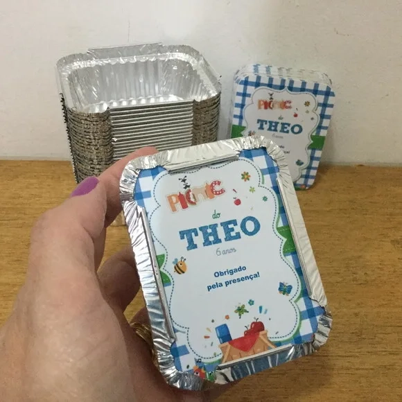 Mini Marmitinha Personalizada Picnic