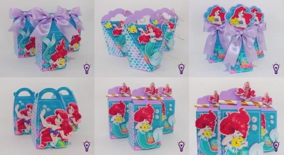 Kit 30 Lembrancinhas Ariel