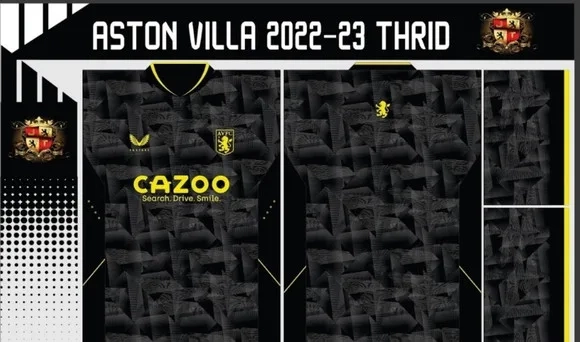 Vetores Camisa Aston Villa 2022-23 Thrid