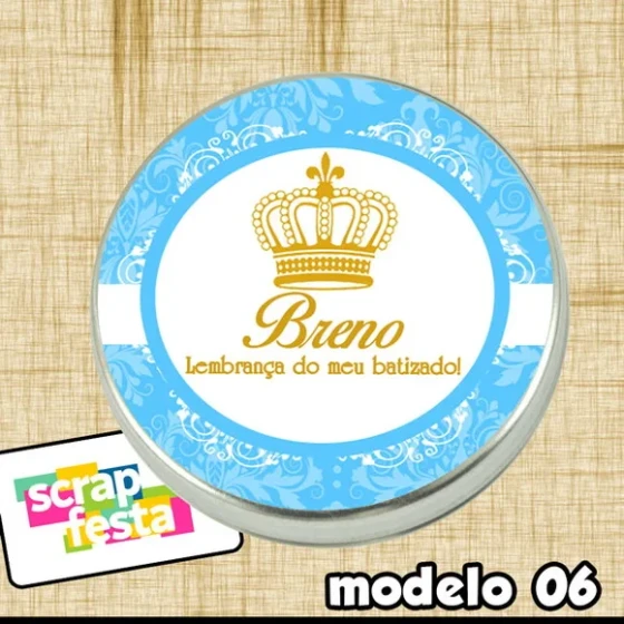 Latinhas Personalizadas Festa Batizado