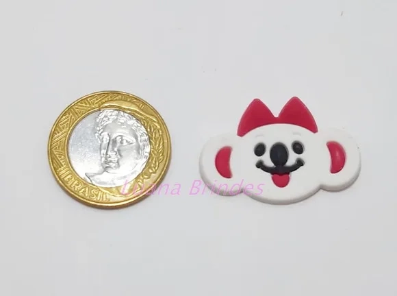 Aplique de Personagem Animado Emborrachado - Pct com 10 Unid