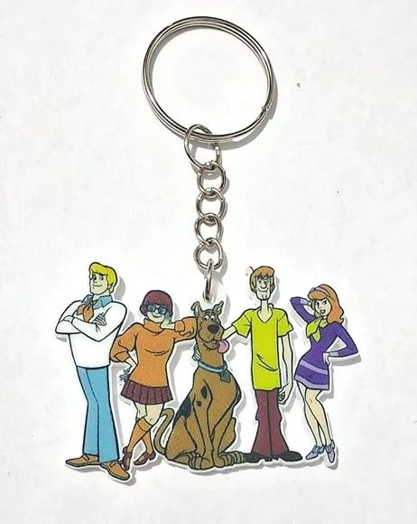 Chaveiro Scooby-doo Acrilico U.v - 5 Unidades