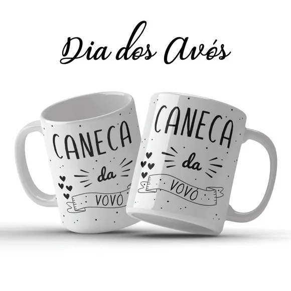 Caneca da Vovó Presente Dia dos Avós