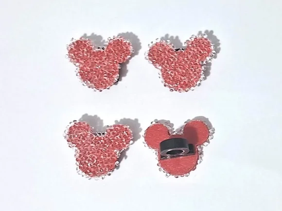Ponteira P/lápis Minnie Eva com Pedrinhas Pacote C/6 Peças