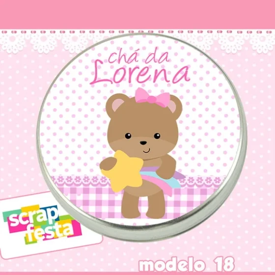 Lembrancinhas de Chá de Bebê Latinhas