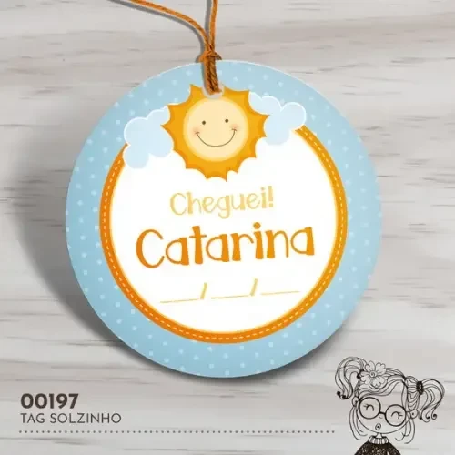 Tag Redonda Solzinho - 00197