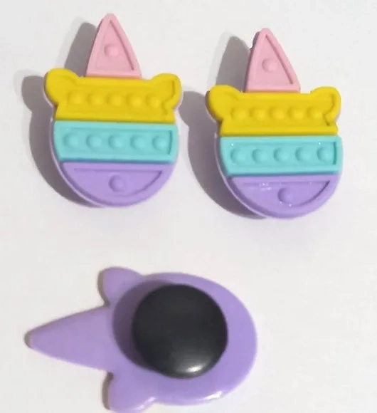 Pins para Crocs Pop It - 6 Unidades
