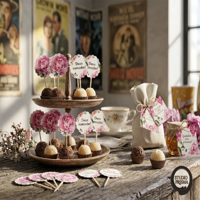 Kit Festa Shabby Chic para Imprimir