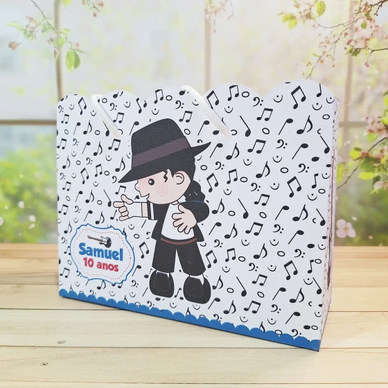 Sacolinhas Personalizadas MICHAEL JACKSON - PEGUE E MONTE - Decoração de Festa | Lembrancinhas | Aniversário | Personalizados