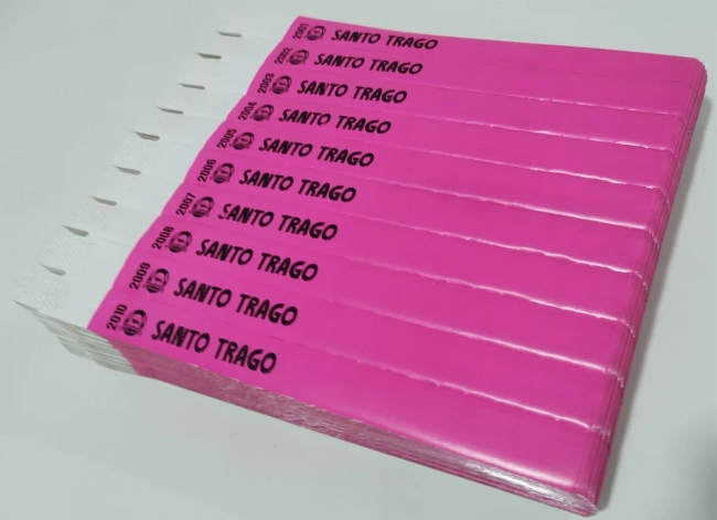 Pulseiras para Festas Personalizadas 50 unds