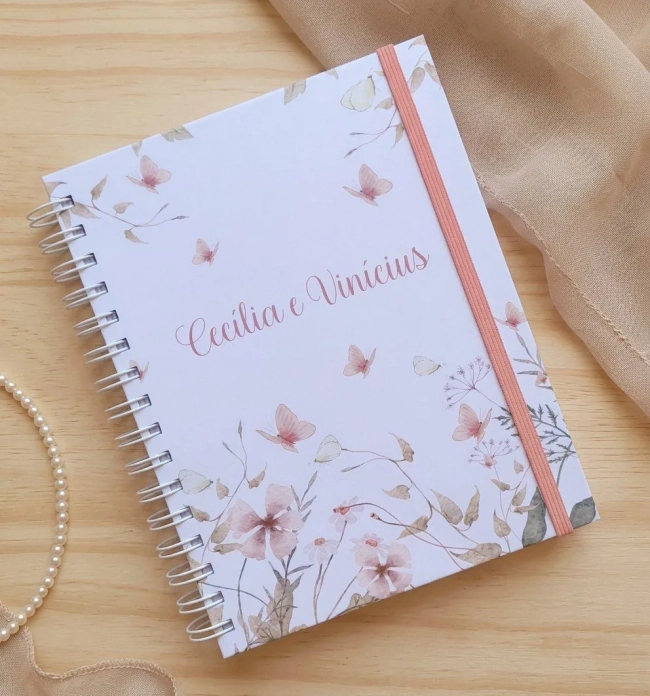 Planner da Noiva Personalizado + Divisórias - Escolha a Capa