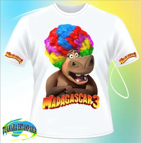 Camiseta Madagascar 3 - Glória