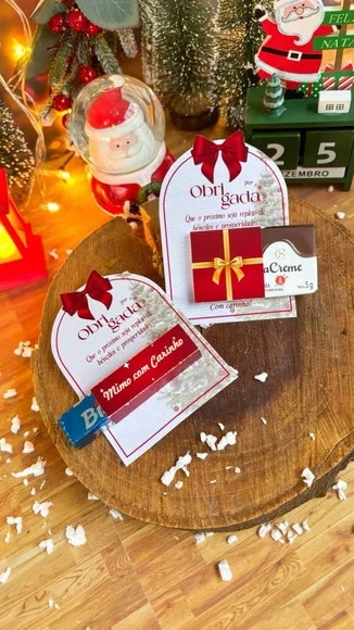 Card com Bis Natal