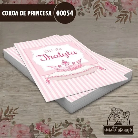 Adesivo Tubete Coroa de Princesa - 00054