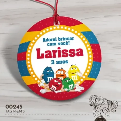 Tag Redonda M&m - 00245