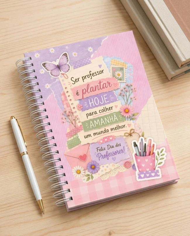 Caderno A5 Dia dos Professores
