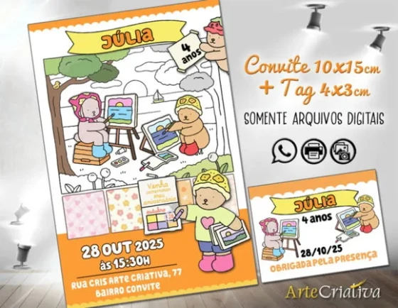 Convite Digital C/tag Bobbie Goods 3