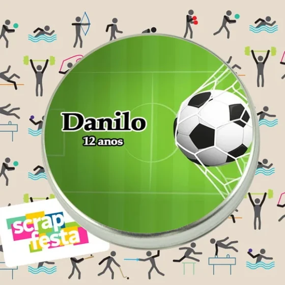 Latinhas Personalizadas Festa Futebol