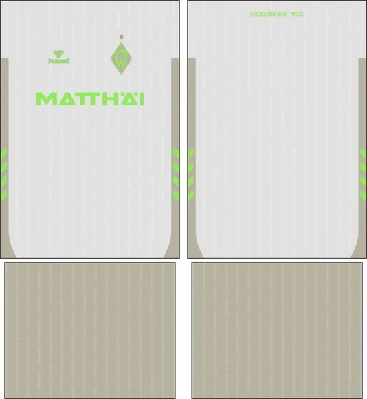 Arte Vetor Camisa Werder Bremen Tercera 2025-2026