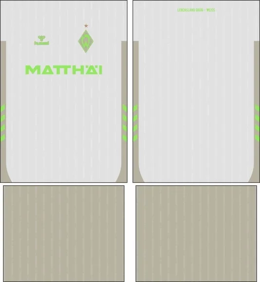 Arte Vetor Camisa Werder Bremen Tercera 2025-2026