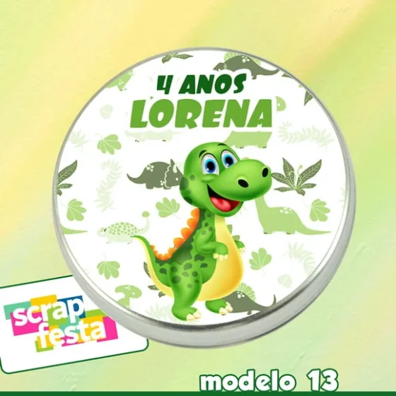 Latinhas Personalizada Festa Dinossauro