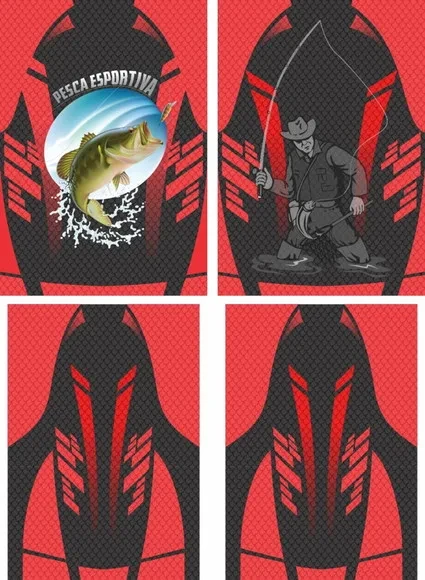 Arte Vetor Camisa Pesca-mod-0175