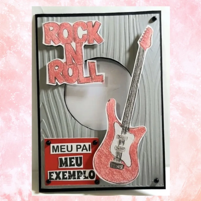 Cartão Dia Dos Pais Guitarra