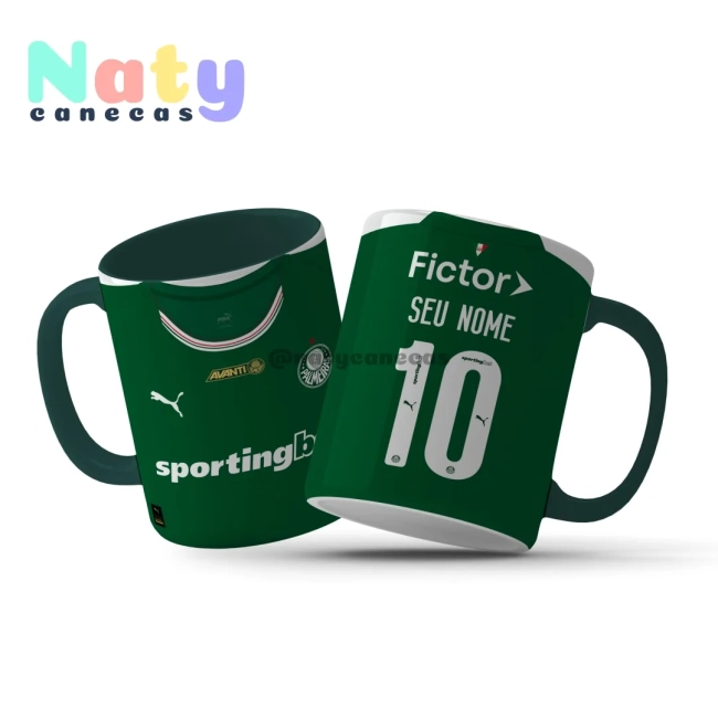 Caneca Personalizada Camisa Palmeiras 2026