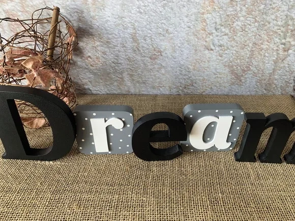 Letras de mdf Blocos Estrela