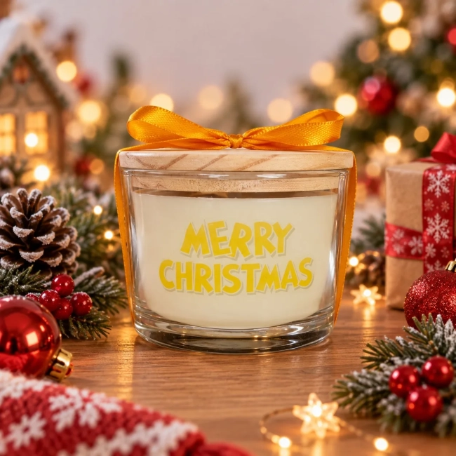 Vela Aromática no Copo Personalizada Natal Tom e Jerry - Trabalhamos com outros temas - Informar  tema no chat