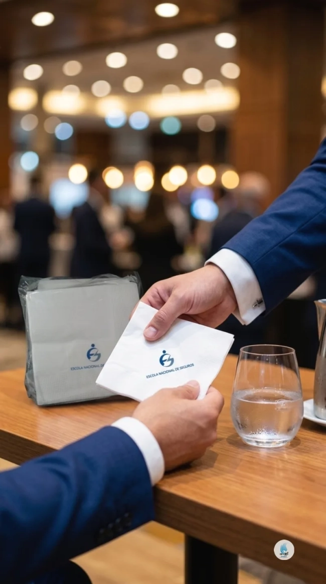 Guardanapo de Papel Coquetel Personalizado com sua Arte