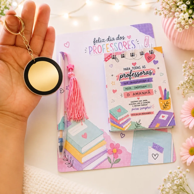Kit personalizado dia dos professores | lembranças | mimo | professor