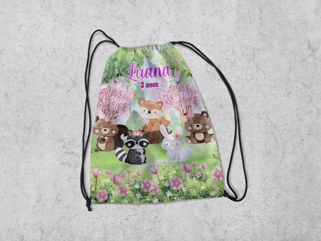 Mochilinha Personalizada Bosque Encantado