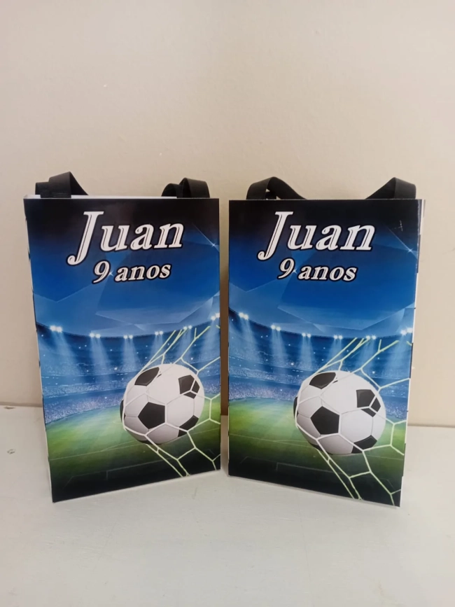 Sacolinhas Personalizadas Futebol para Lembrancinhas