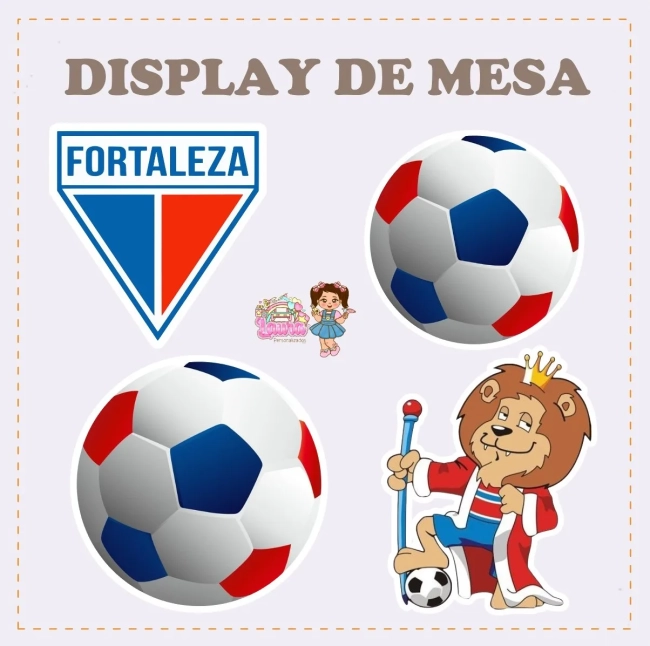Kit Festa Só Um Bolinho FORTALEZA - Decoração de Festa