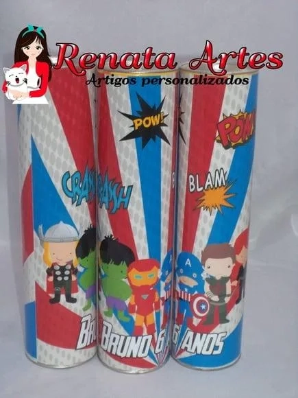 Pega Varetas Personalizado Vingadores Baby