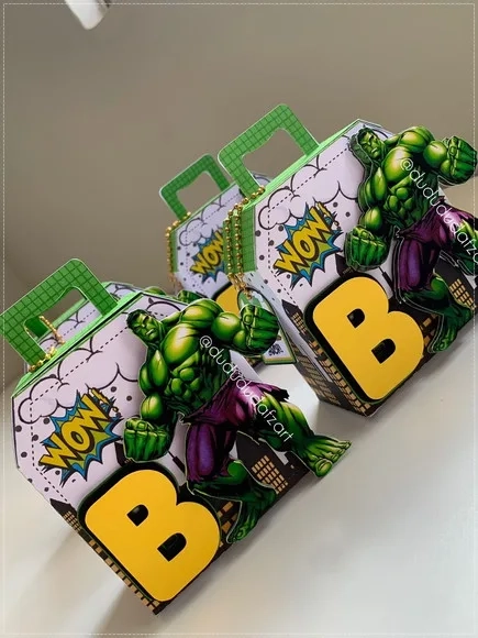 Kit 30 Lembrancinhas Hulk