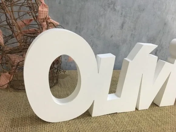 Letras Decorativas - nome em MDF + Raposa