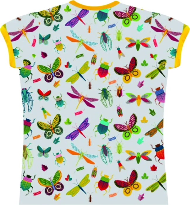 Baby Look Infantil Insetos