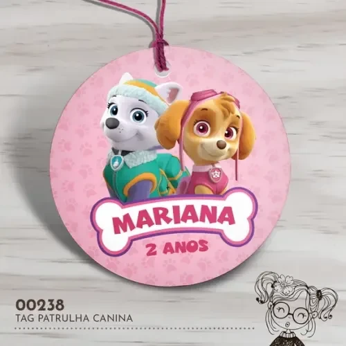 Tag Redonda Patrulha Canina - 00238