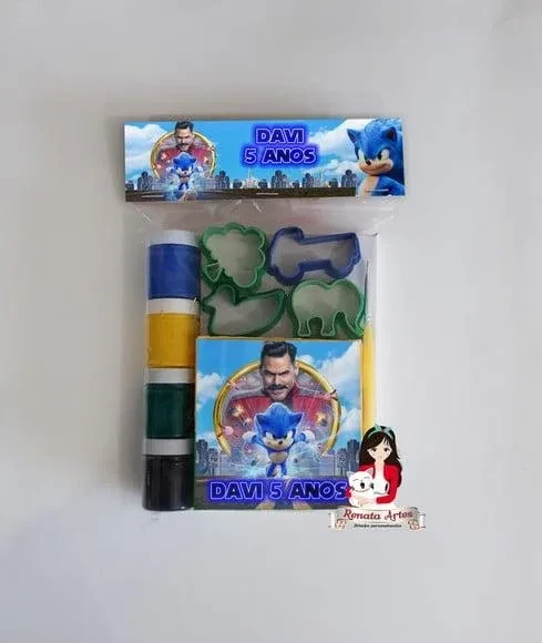 Kit Artes Personalizado Sonic Filme 2020